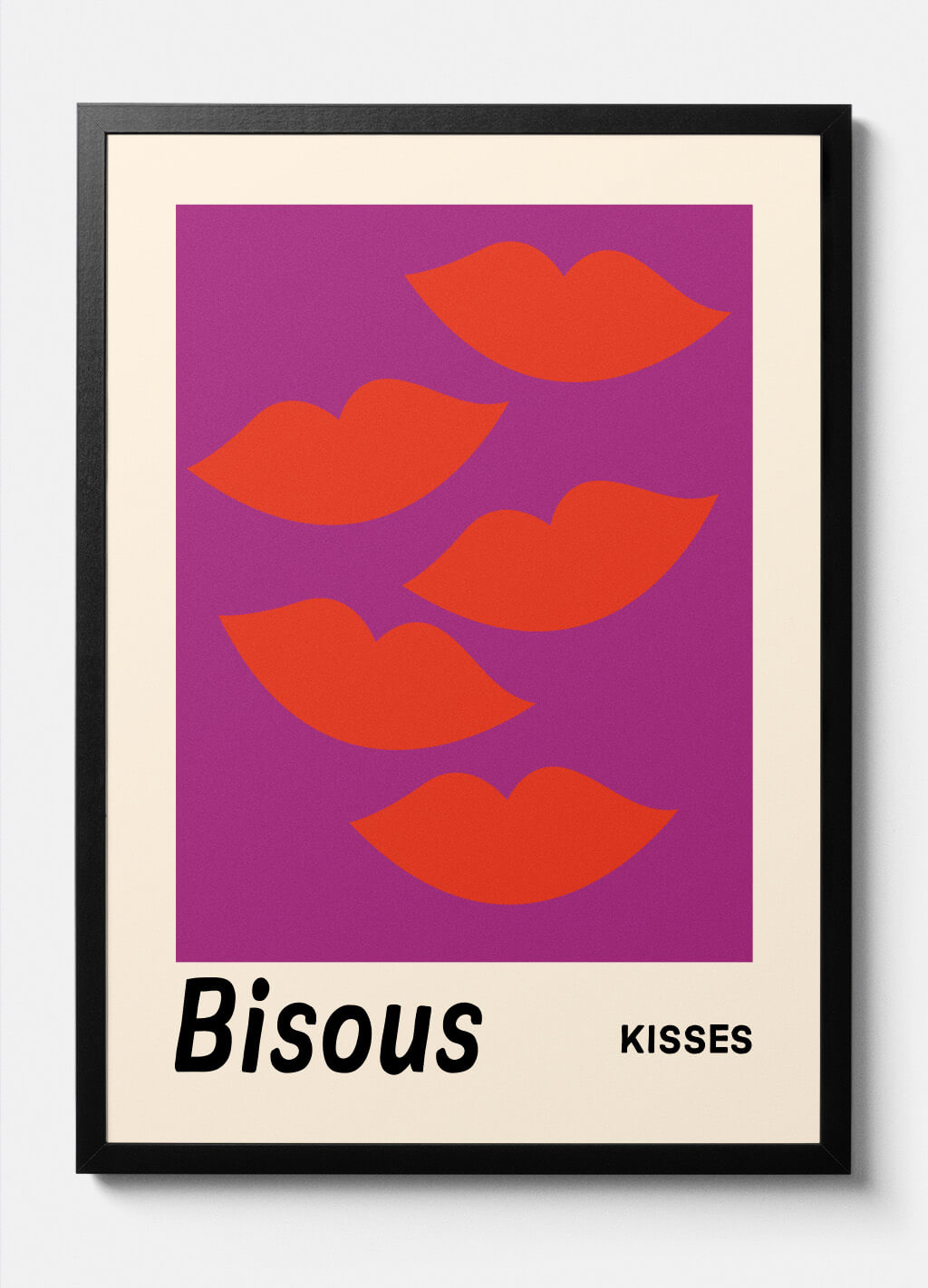Kisses Art Print
