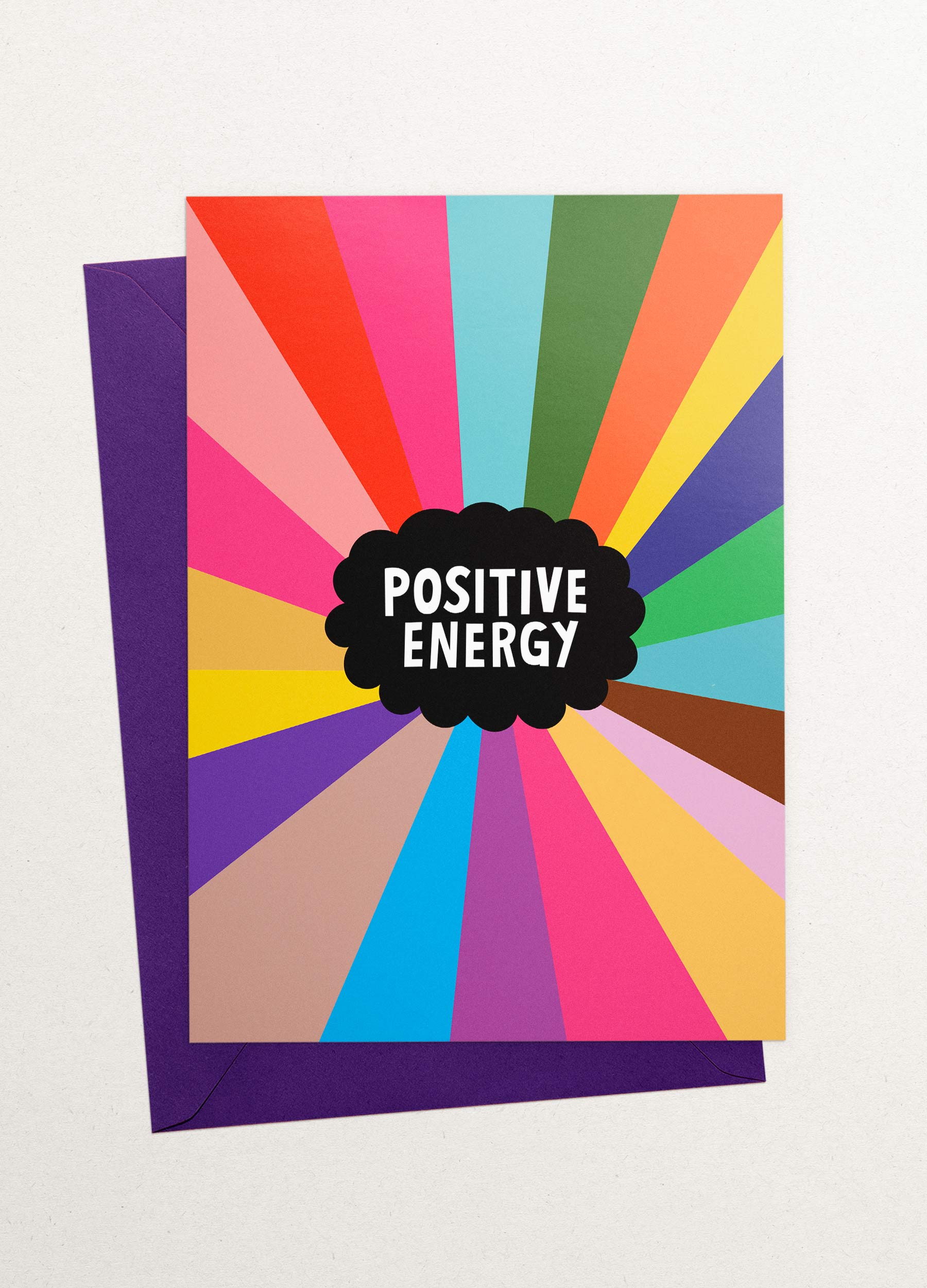 Positive Energy Greeting Card