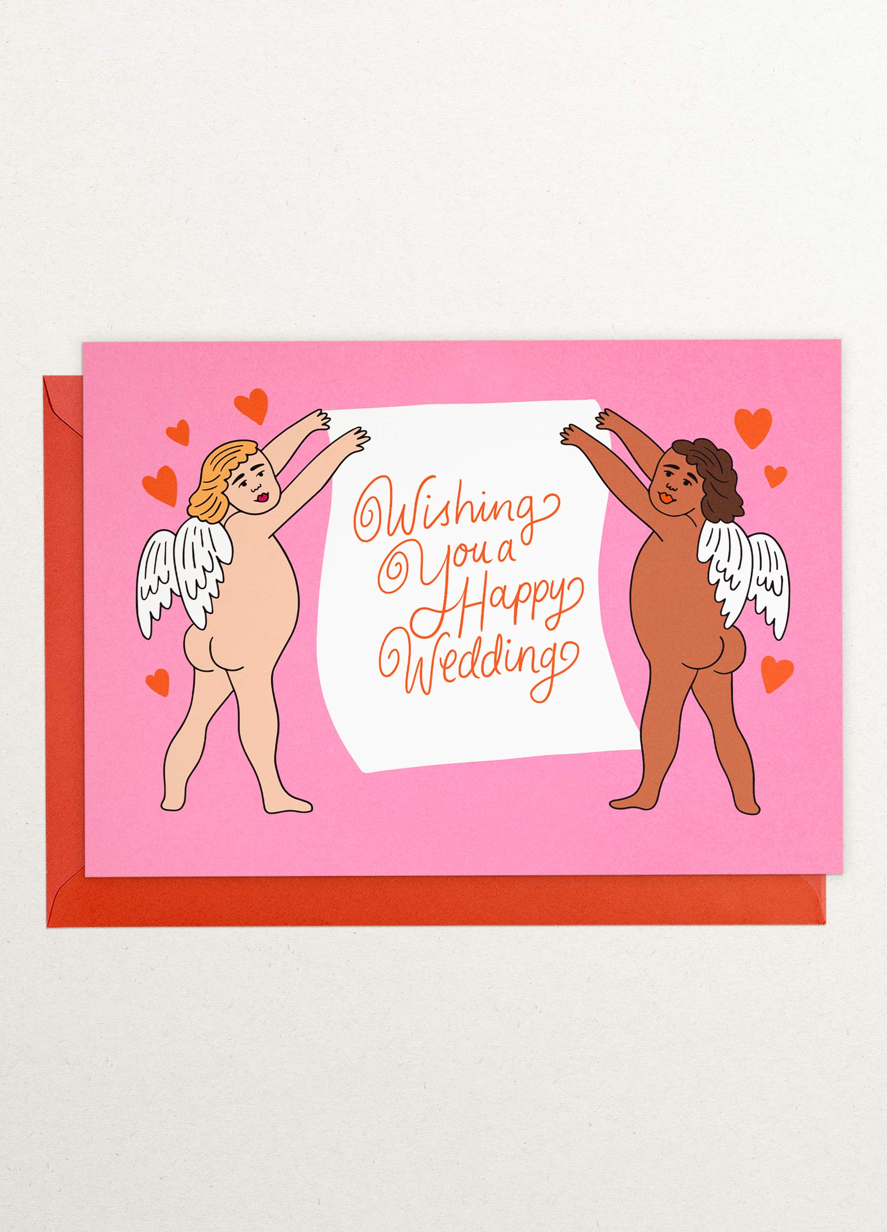 Wedding Cherubs Greeting Card